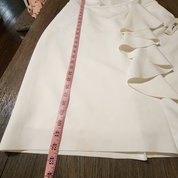 Eliza J pearly bead sleeveless sheath dress NWT Ivory Size 18 - Picture 3 of 13